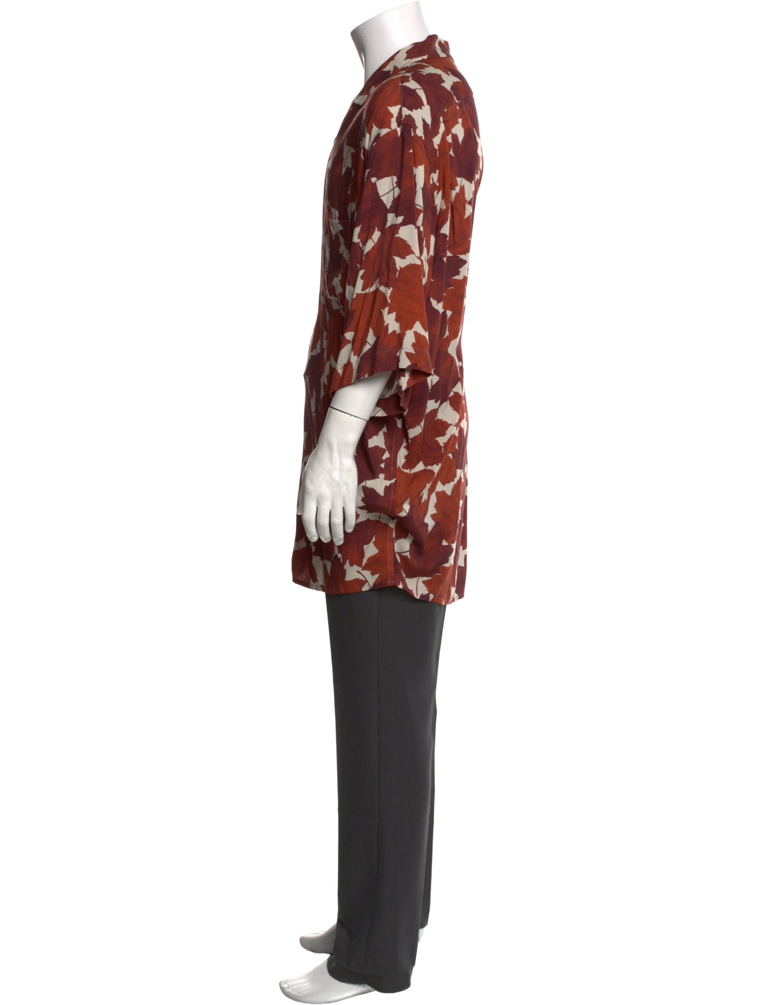 Acne Studios Printed Three-Quarter Sleeve Shirt